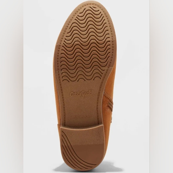 Cat & Jack Girls Opal Cognac Zipper Boots Fall Autumn Brown Booties NWT - Picture 4 of 4